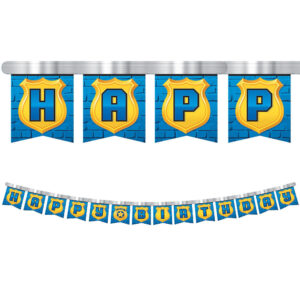 Police Birthday Banner