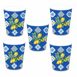 Positano Lemon Paper Cups