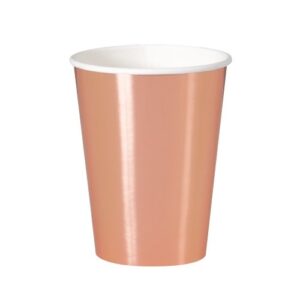 Rose Gold Foil Paper Cups
