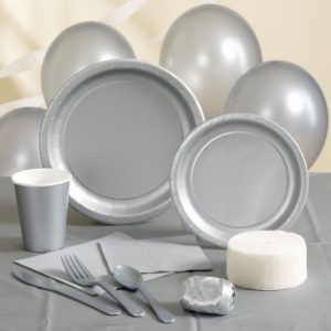 SILVER Party Supplies