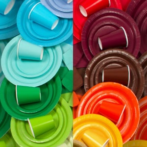Coloured Tableware