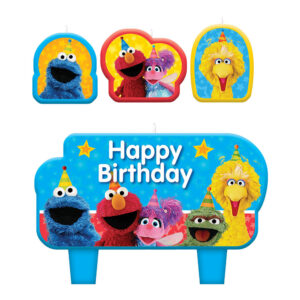 Sesame Street Candles 4ct