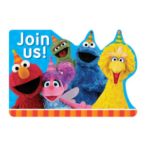 Sesame Street Invitation