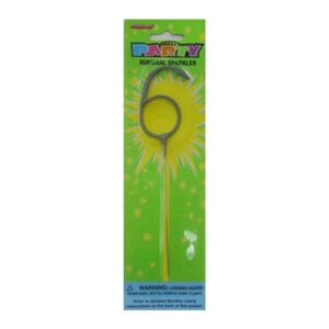 Sparklers - Numeral 6