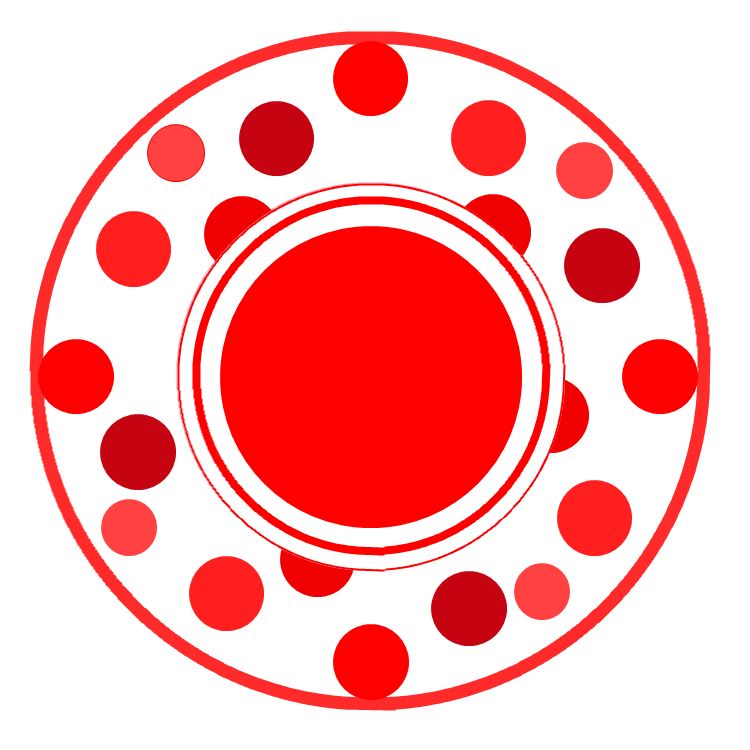 Spotty Cherry Blossom Red