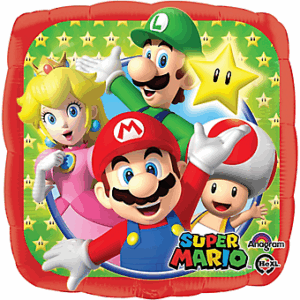 Super Mario 18in Foil Balloon