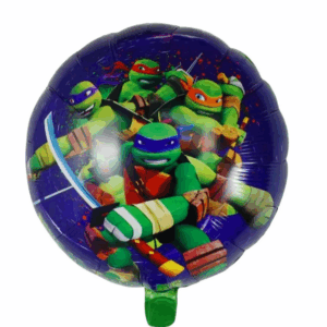 Package contains 1 Size: Round 18inch Double Sided Foil Balloon Please note foil balloon is shipped non-inflated. Mix and match with this TMNT Foil Balloon balloon with other TMNT balloons