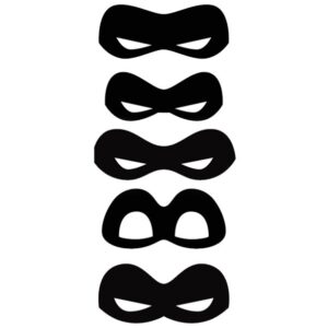 Incredibles 2 Paper Eye Masks