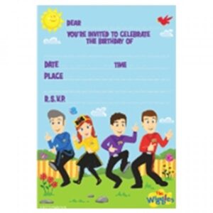 Wiggles Party Invites