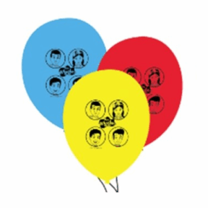 Wiggles 12in Latex Balloons