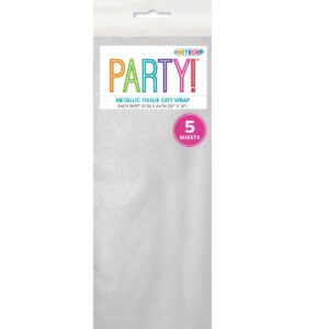 Tissue Sheets - Metallic Silver