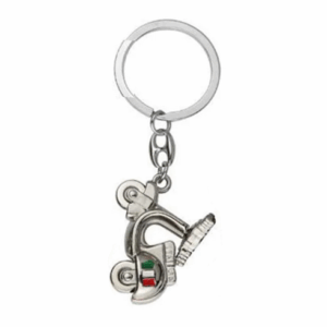 Vespa Keychain - Silver