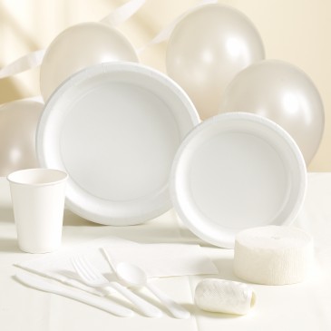 WHITE Party Supplies