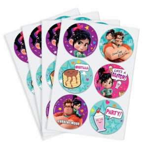 Wreck-It Ralph Sticker Favor