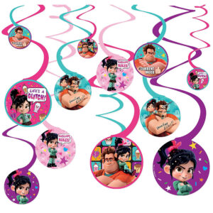 Wreck-It Ralph Hanging Swirl Decorations