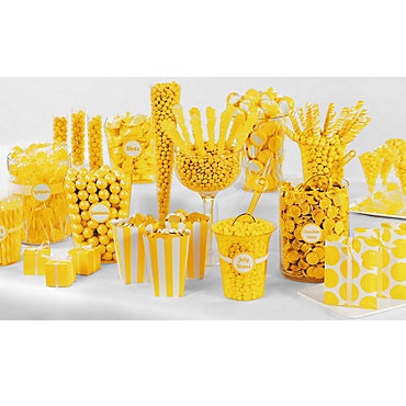 Yellow Candy Buffet